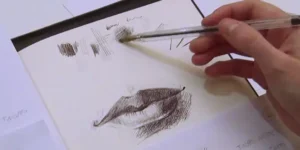 La tecnica per imparare a disegnare il chiaroscuro con la penna bic