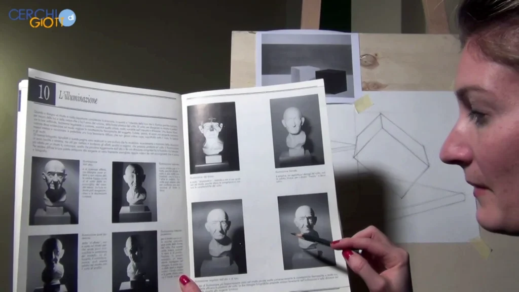 Esempio di chiaroscuro tratteggiato